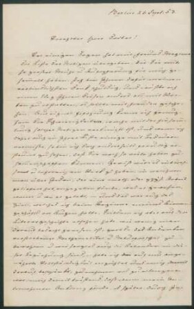 Johann Christian Poggendorff, Brief