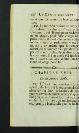Chapitre XVIII. De la guerre civile.