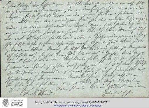 Postkarte vom 26.11.1906