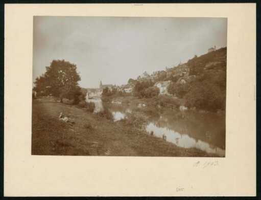 PA 6005, Neckarfront, Stiftskirche, Österberg. Foto Sinner (1903)