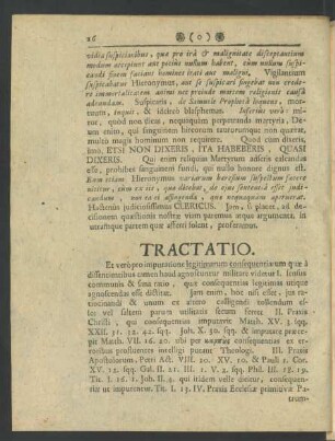 Tractatio