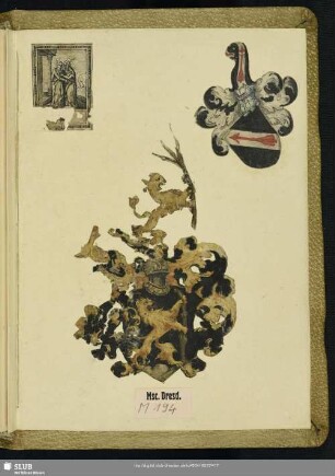 [montierte gemalte Wappen]
