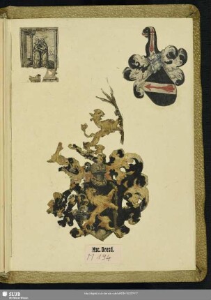 [montierte gemalte Wappen]