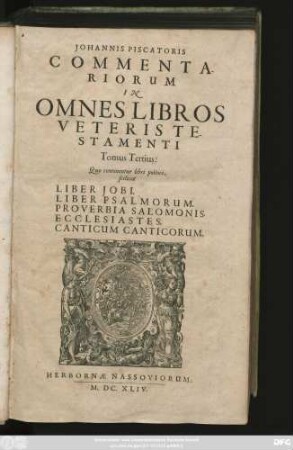 3: Quo continentur libri poetici