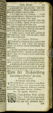 Von der Außgiessung des heiligen Geistes am heiligen Pfingst-Tage.