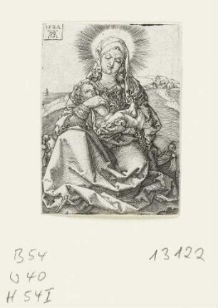 Madonna in einer Landschaft