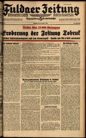 Ausgabe vom Montag, den 22. Juni 1942.