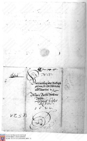 Schuldverschreibung: ausgeteilt von Maria, Balzer, Woltzen Witwe über 40 Gulden für Friedrich Wambold