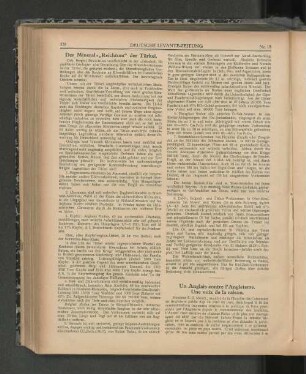 Un Anglais contre l'Angleterre. Une voix de la raison.