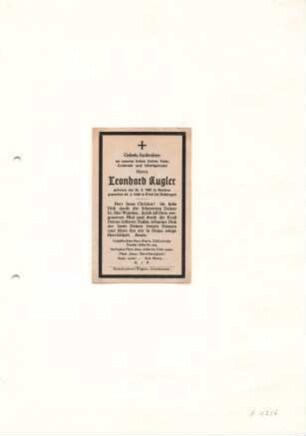 Kugler, Leonhard