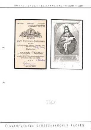 Pfeiffer, Joseph