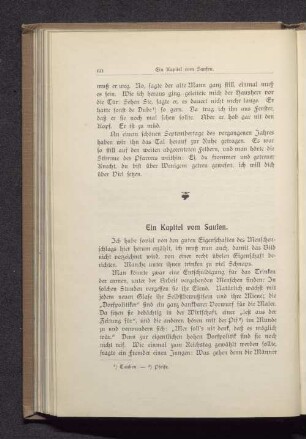 Ein Kapitel vom Saufen