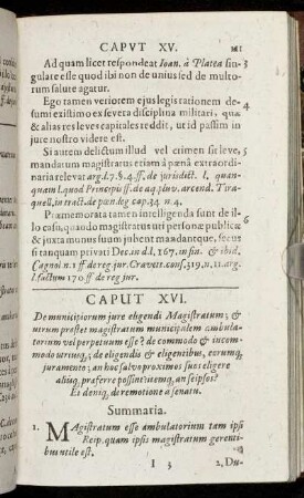 Caput XVI. - Caput XIX.