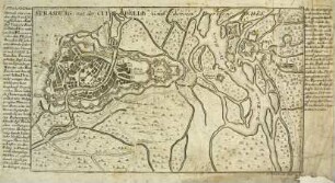 Plan der Stadt und der Zitadelle von Straßburg