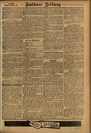 Zweite Ausgabe vom Montag, den 04. November 1918.