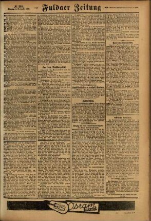 Zweite Ausgabe vom Montag, den 04. November 1918.