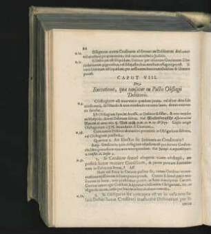 Caput VIII. De Executione, quae causatur ex Pacto Obstagii Debitoris.