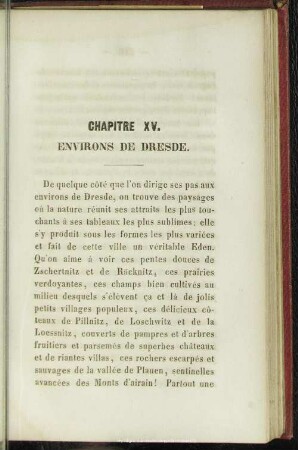 Chapitre XV. Environs de Dresde