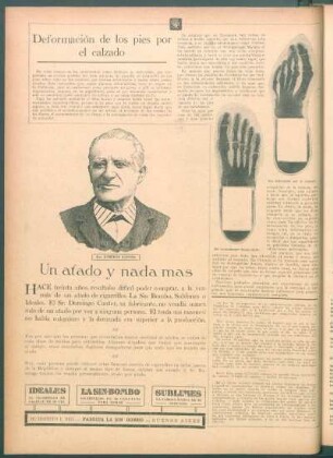 Deformación de los pies por el calzado