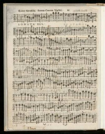 Sonata XXI (Con Tre Violini).