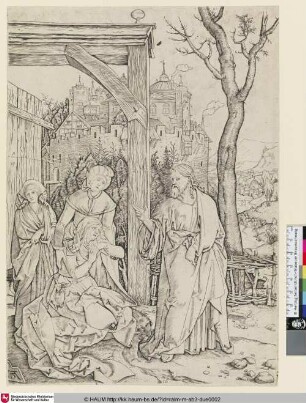 [Jésus Christ prenant congé de sa mère; Christ Taking Leave of His Mother; Christus nimmt Abschied von Maria]