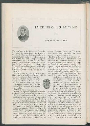La República del Salvador.