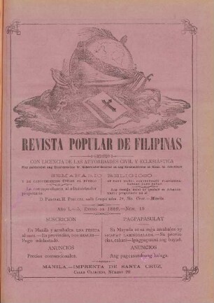Ano 1, Num. 19, 5. Enero 1889