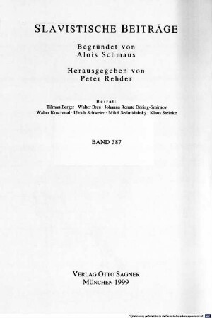 Žiznetvorčestvo oder die Vor-Schrift des Textes : eine Untersuchung zur Geschlechter-Ethik und Geschlechts-Ästhetik in der russischen Moderne