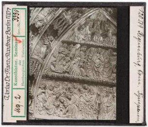 Regensburg: Dom, Tympanon, Marienlegende (Stoedtner-Nr. 120579)