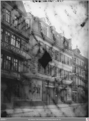 Fahrgasse nach Süden: Fahrgasse 20 (angeschnitten), Fahrgasse 18 ("Zum Falken") und Fahrgasse 16