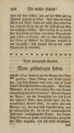 Das zwanzigste Kapitel. Vom zukünftigen Leben