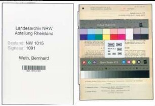 Entnazifizierung Bernhard Weth , geb. 13.12.1901 (Schlosser)