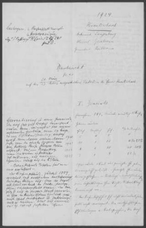 Herrentierbach: Pfarrbericht 1924