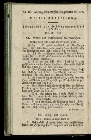 54. Natur und Bestimmung des Menschen