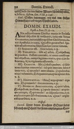 Domin. Exaudi. Epist. 1. Petr. IV. 8-11