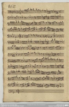 15. Graun, Johann Gottlieb, Suite, GraunWV A:XI:2 