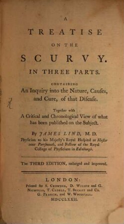 A Treatise on the scurvy