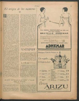 El origen de los números