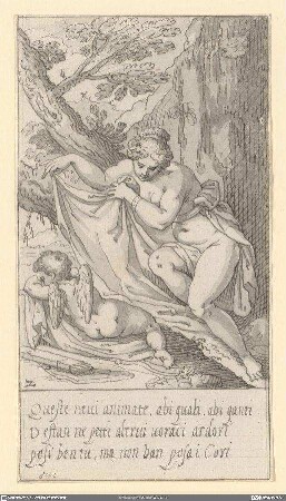 Venus und schlafender Amor