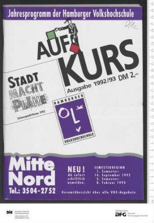 Programm Jahr 1992/1993