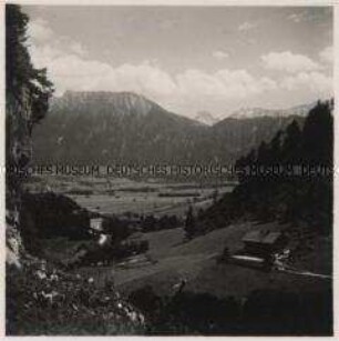 Oberaudorf, Blick zum Kaisergebirge