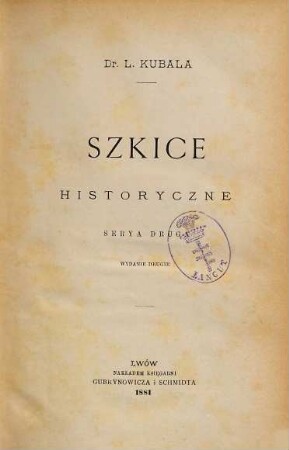 Szkice historyczne, 2