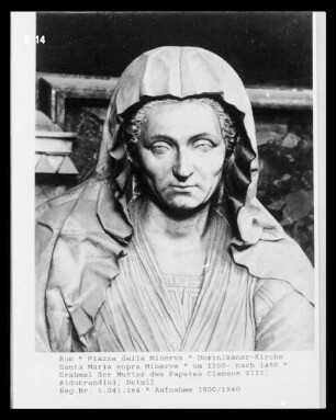 Grabmal für die Mutter des Papstes Clemens VIII: Aldobrandini