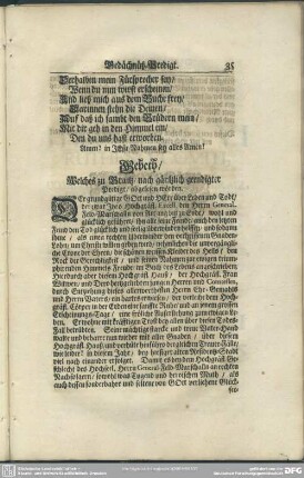 Gebeth, welches zu Braitz, nach gäntzlich geendigter Predigt, abgelesen worden