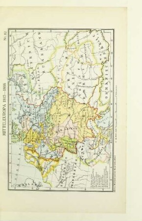 Mitteleuropa 1815-1866