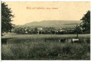 Lohmen. Blick auf Lohmen