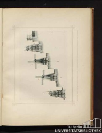 [Tafel] 3. Entwurf eines Vier-Mühlen-Wasserwerkes zum Beginn des Fontainenbaues Friedrichs des Grossen.