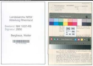 Entnazifizierung Walter Berghaus , geb. 27.11.1901 (Kreisinspektor)