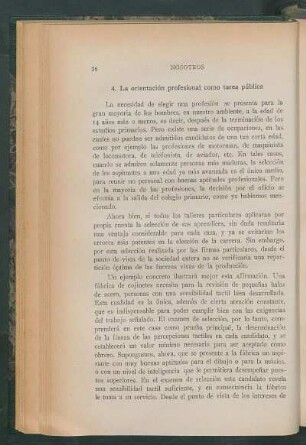 4. La orientación profesional como tarea pública