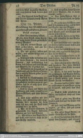 Der 78. Psalm